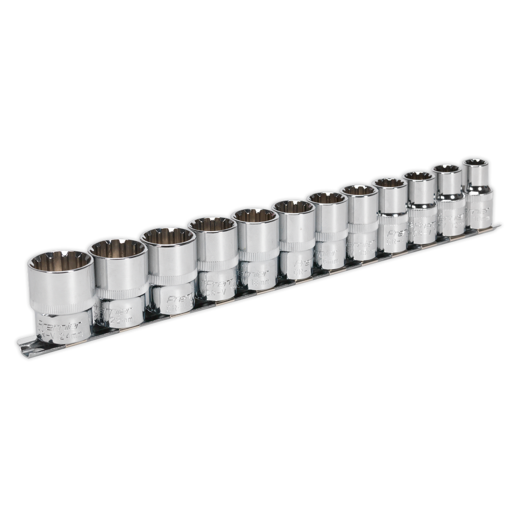 Socket Set 1/2"Sq Drive12pc AK70612