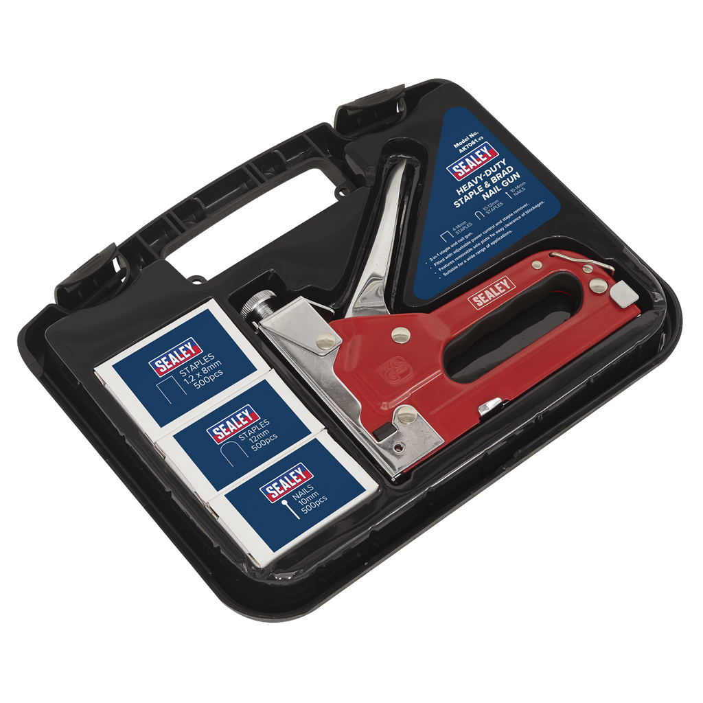 Heavy-Duty Staple & Brad Nail Gun AK7061