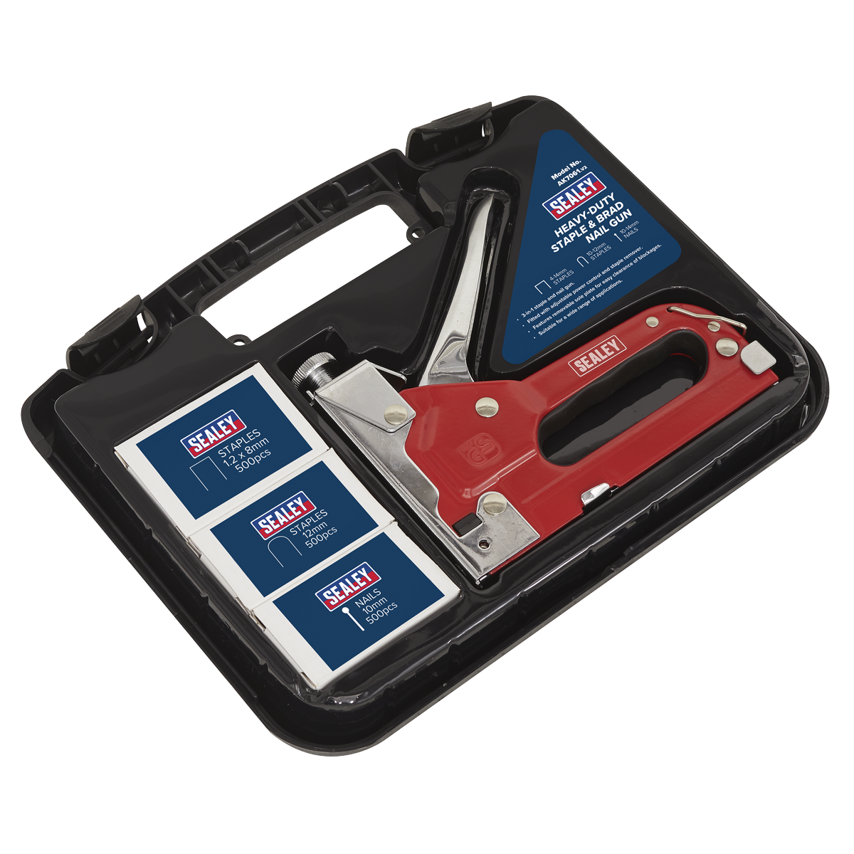 Heavy-Duty Staple & Brad Nail Gun AK7061