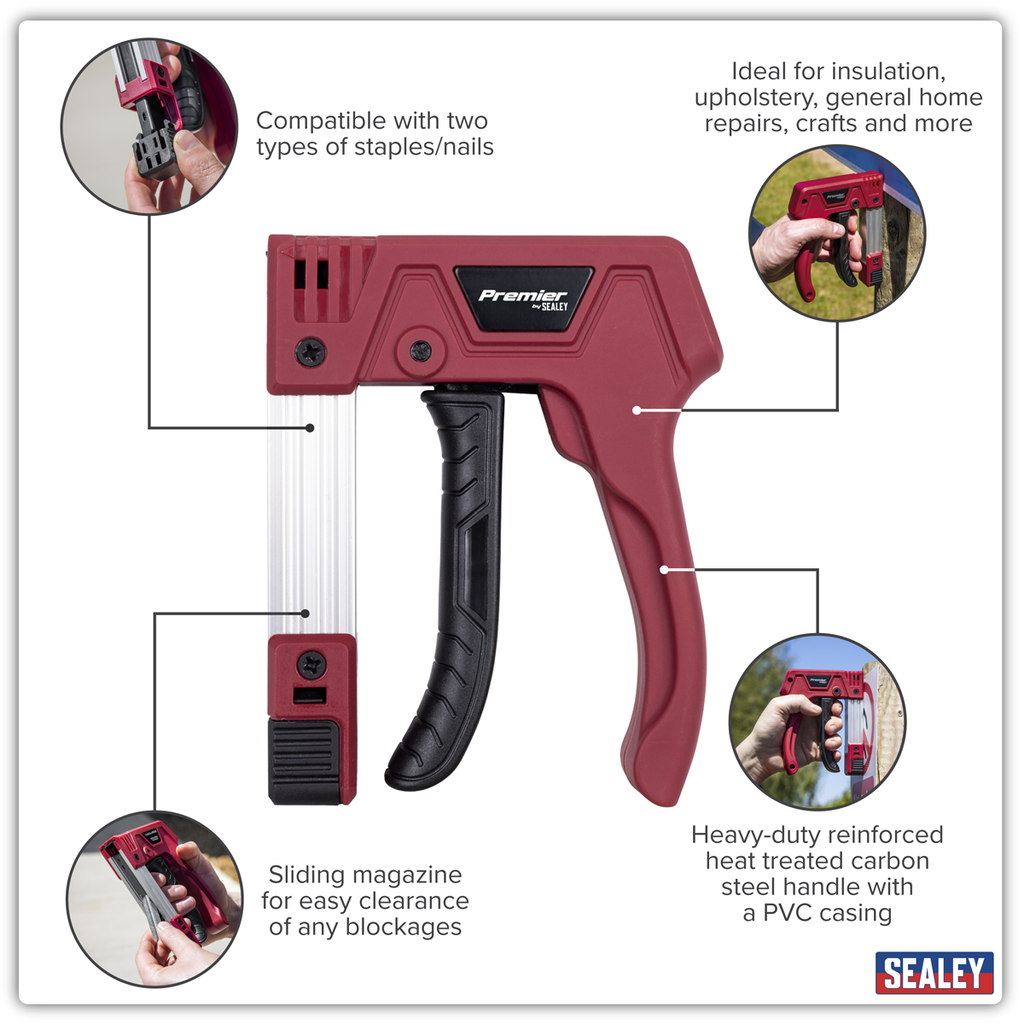 Heavy-Duty Staple & Brad Nail Gun AK7067