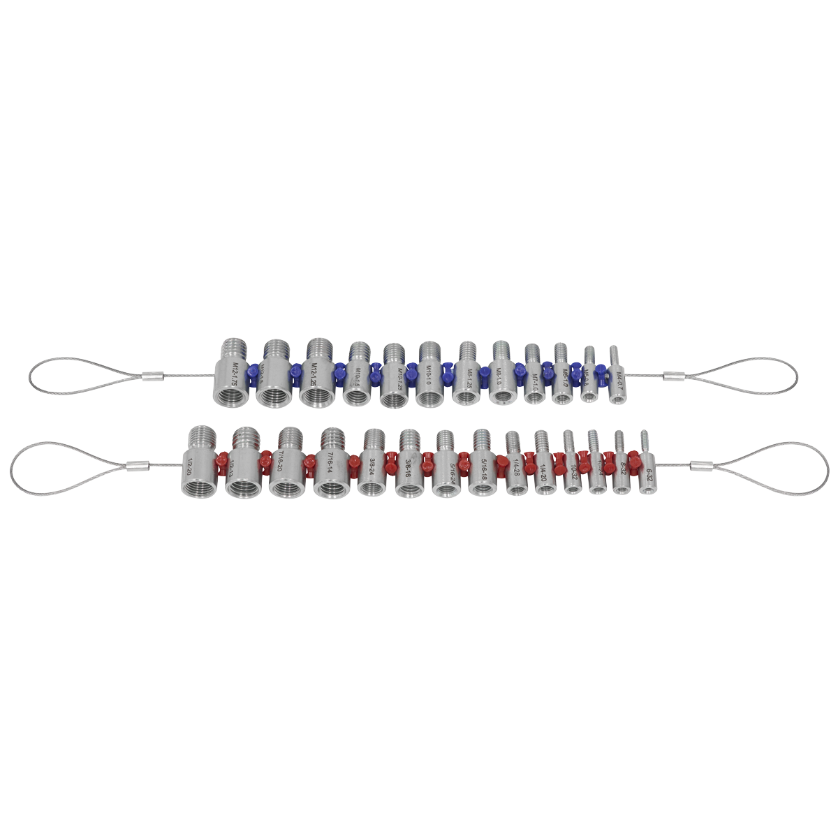 Metric/Imperial Nut & Bolt Thread Checker 26pc AK70NBC