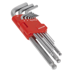 Long Ball-End Hex Key Set 9pc AK7139
