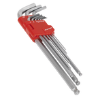 Extra-Long Ball-End Hex Key Set 9pc AK7140