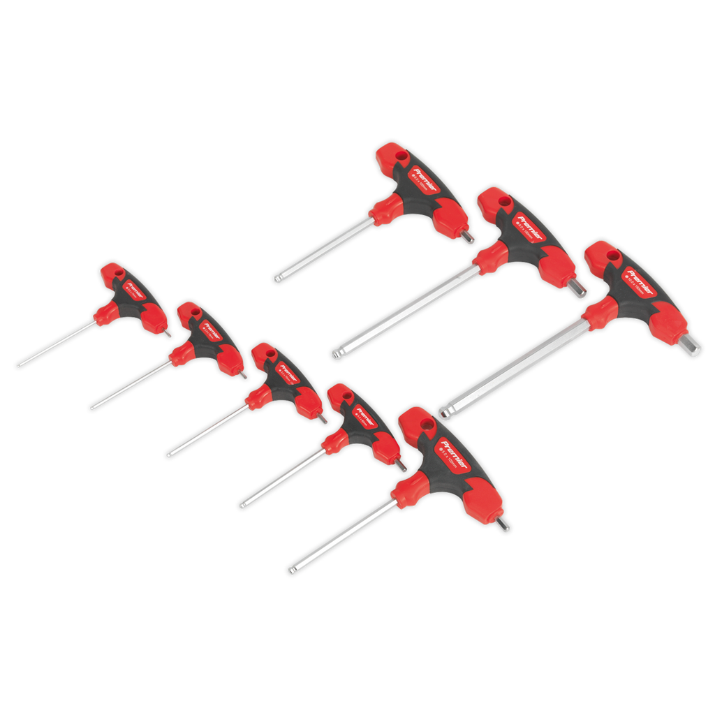 T-Handle Ball-End Hex Key Set 8pc AK7144