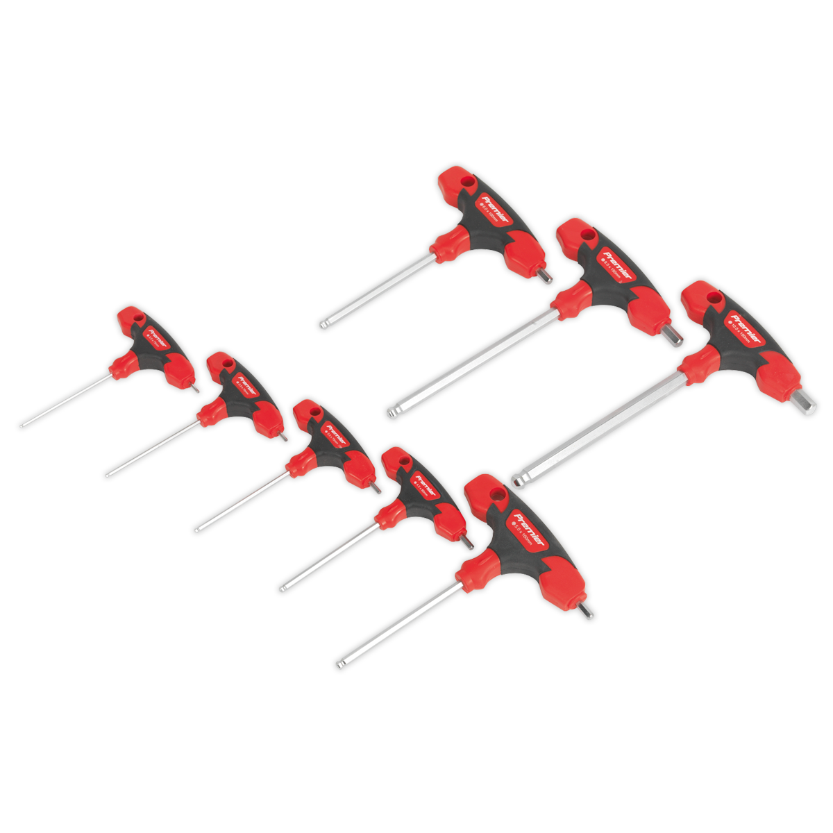 T-Handle Ball-End Hex Key Set 8pc AK7144