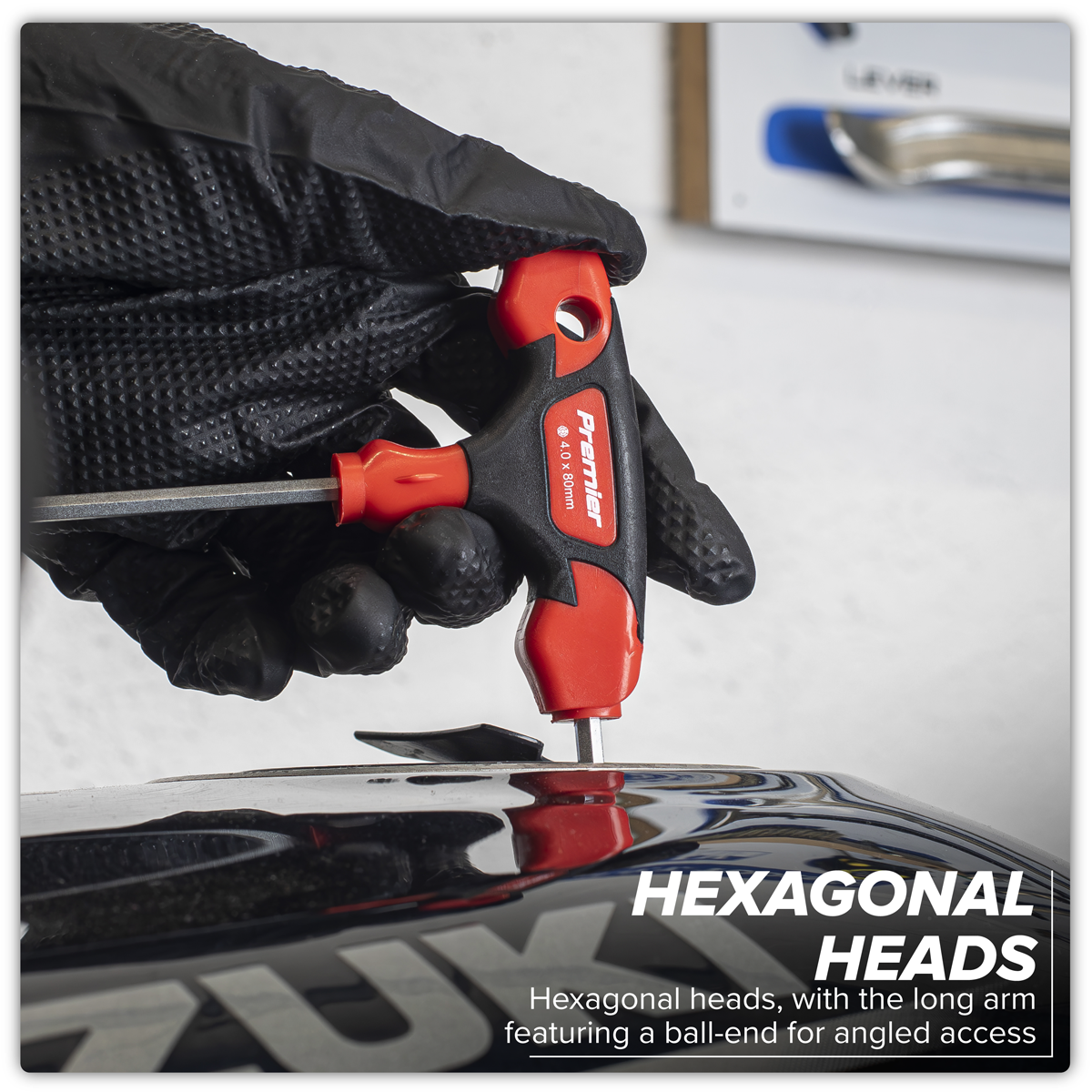 T-Handle Ball-End Hex Key Set 8pc AK7144