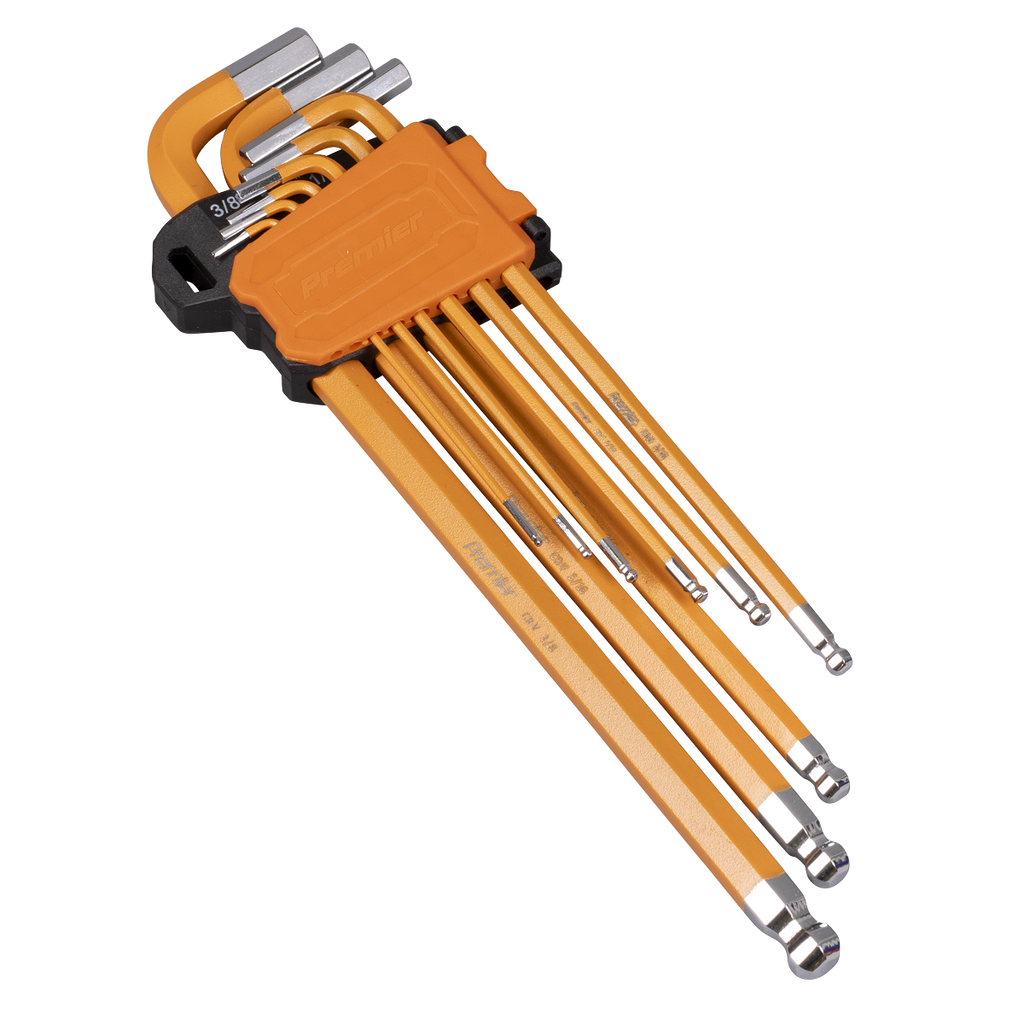 Imperial Extra-Long Ball-End Hex Key Set 9pc AK7175