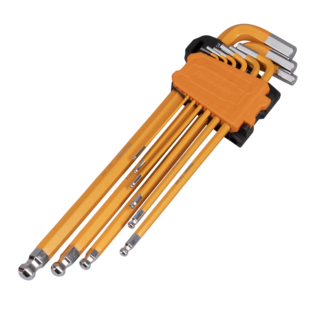 Imperial Extra-Long Ball-End Hex Key Set 9pc AK7175