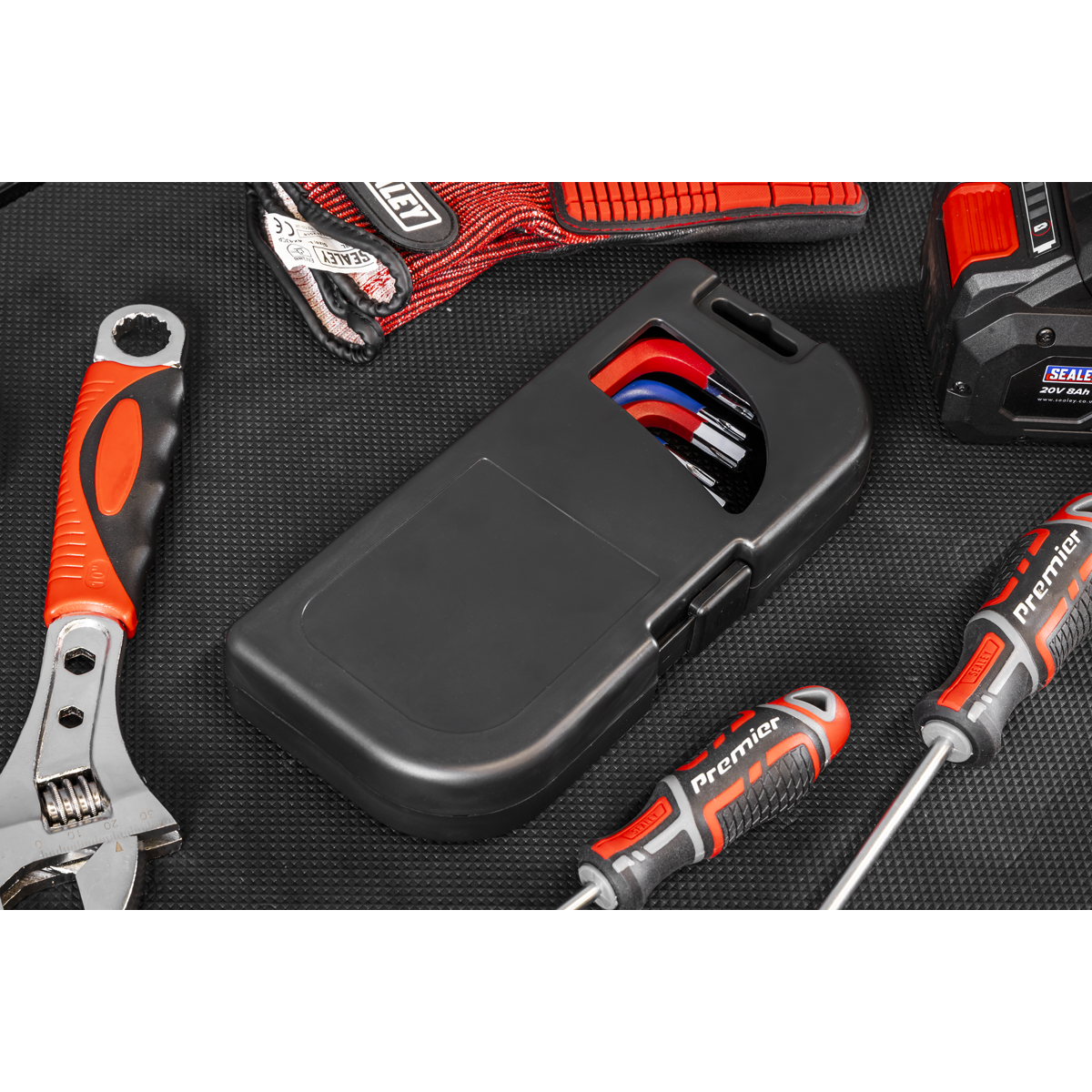Long Anti-Slip TRX-Star* & Ball-End Hex Key Set 18pc AK7176