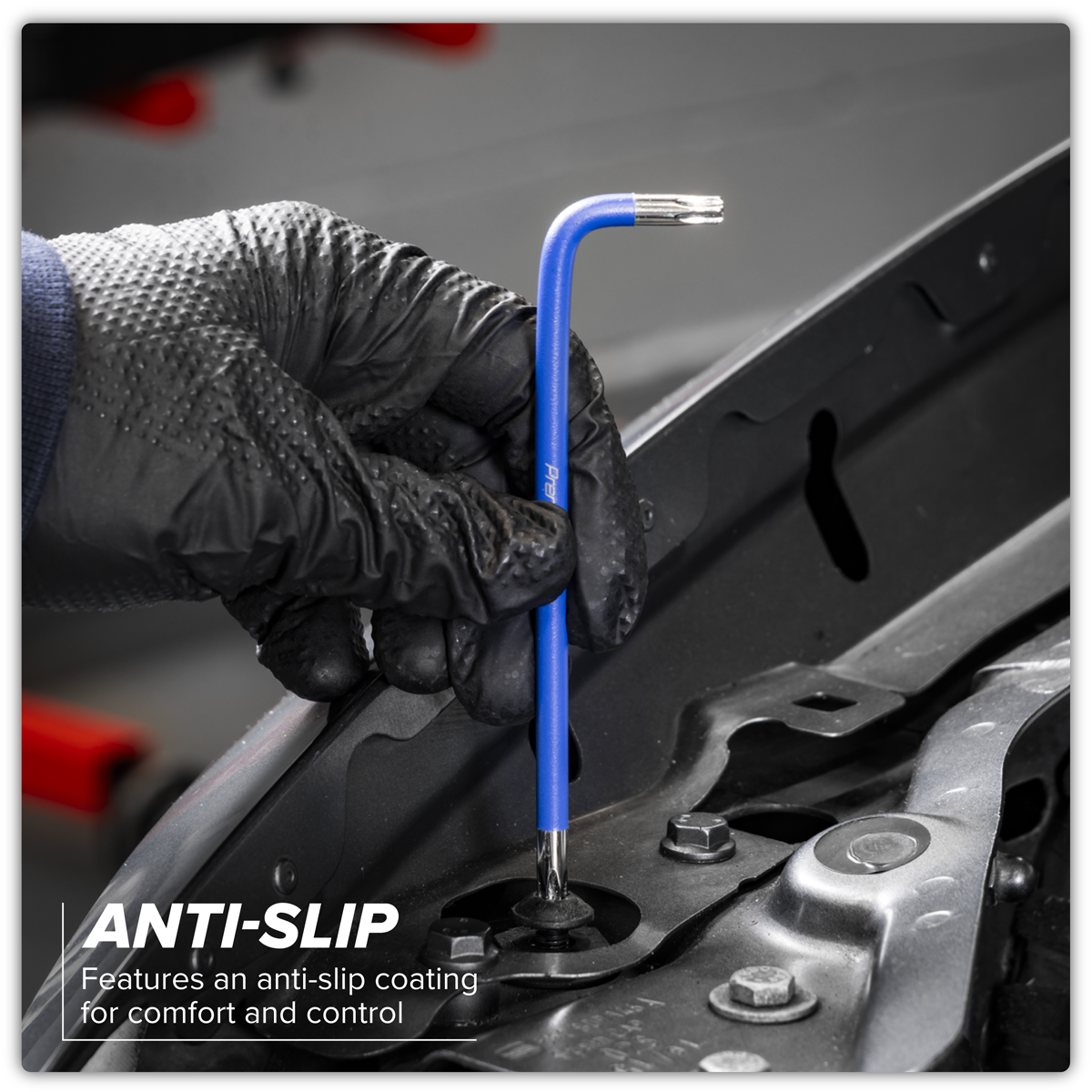 Long Anti-Slip TRX-Star* & Ball-End Hex Key Set 18pc AK7176