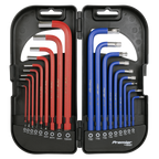 Long Anti-Slip TRX-Star* & Ball-End Hex Key Set 18pc AK7176