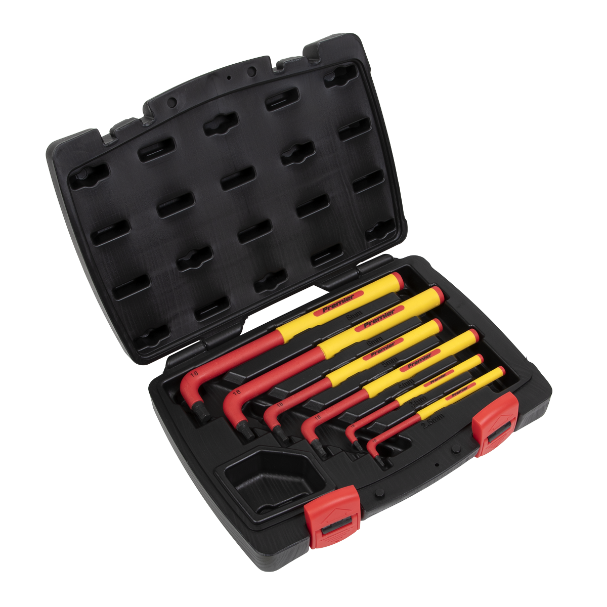Extra-Long Hex Key Set 6pc - VDE Approved AK7177