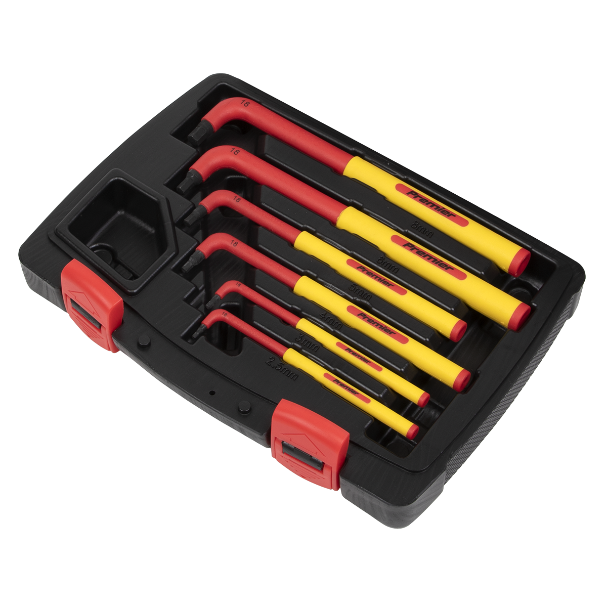 Extra-Long Hex Key Set 6pc - VDE Approved AK7177