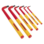 Extra-Long Hex Key Set 6pc - VDE Approved AK7177
