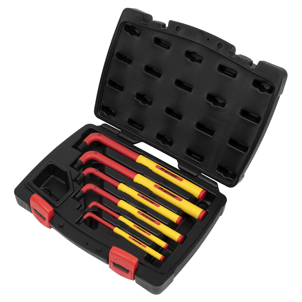 Extra-Long Hex Key Set 6pc - VDE Approved AK7177