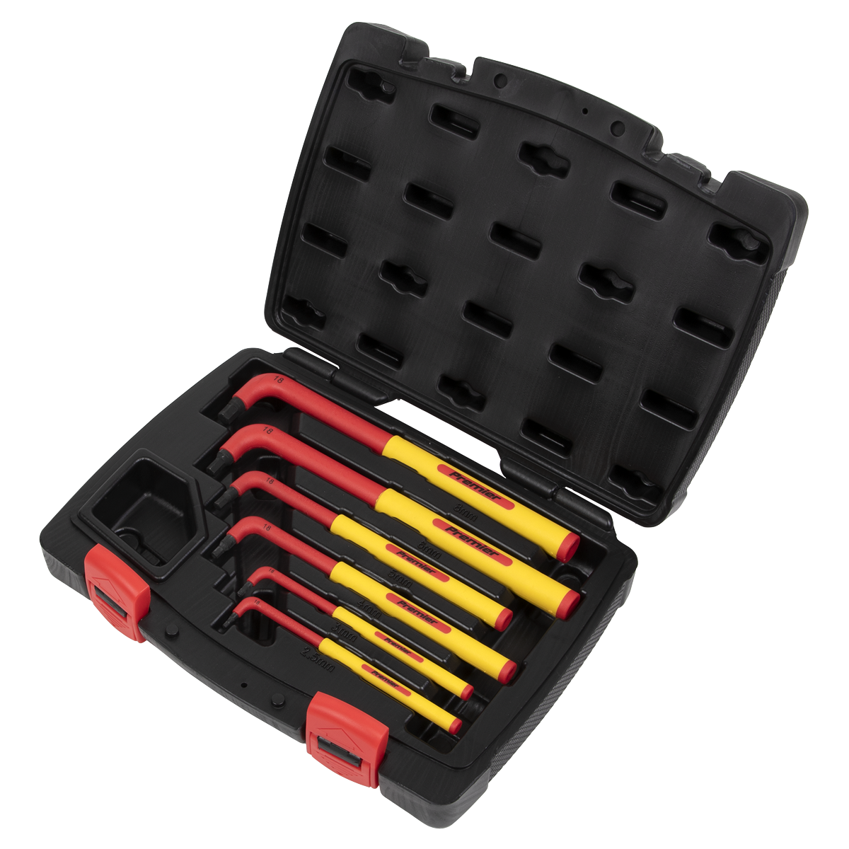 Extra-Long Hex Key Set 6pc - VDE Approved AK7177
