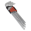 Lock-On™ Extra-Long Ball-End Hex Key Set 9pc AK7180