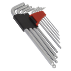 Lock-On™ Extra-Long Ball-End Hex Key Set 9pc AK7180