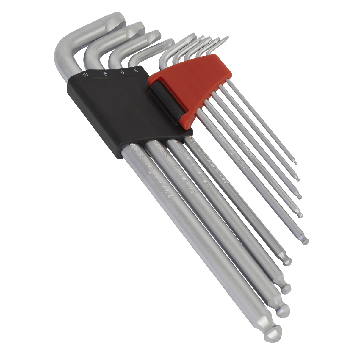 Lock-On™ Extra-Long Ball-End Hex Key Set 9pc AK7180