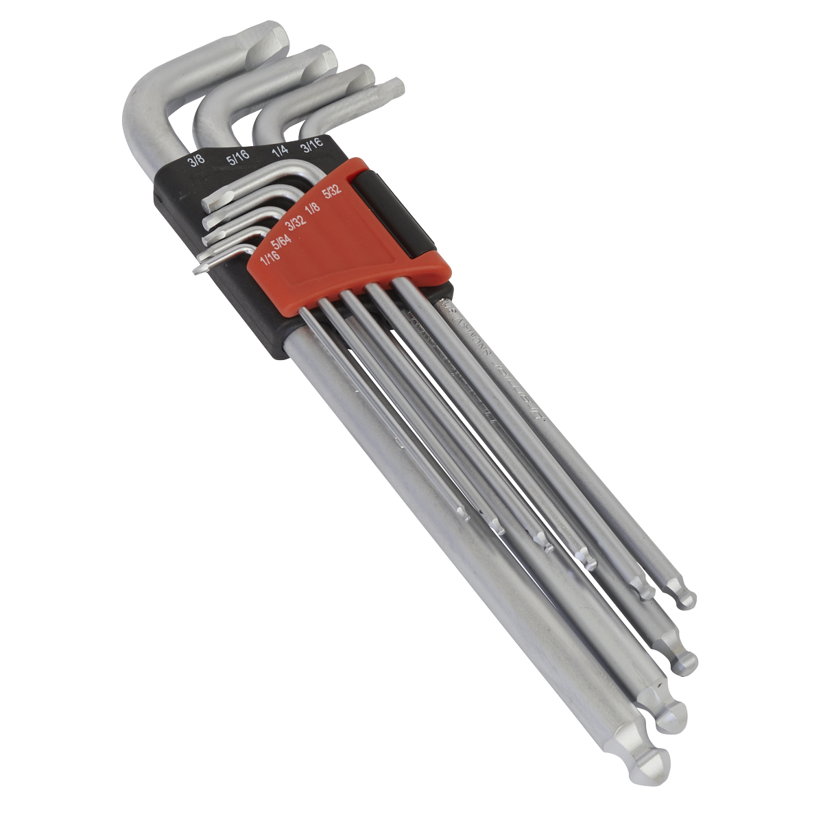 Imperial Lock-On™ Extra-Long Ball-End Hex Key Set 9pc AK7181