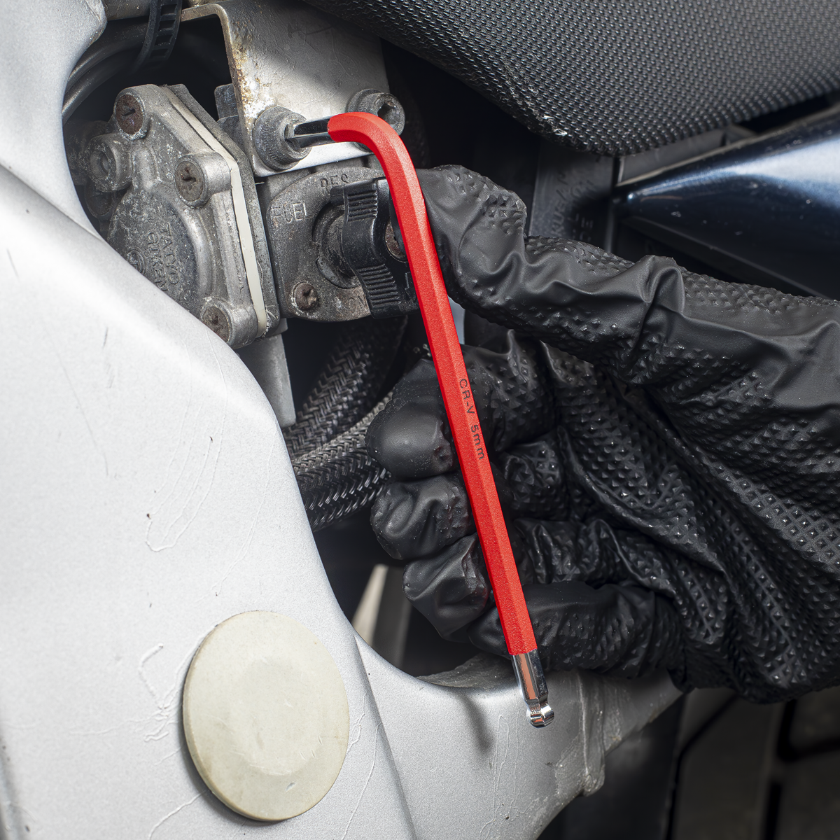 Jumbo Anti-Slip Ball-End Hex Key Set 13pc AK7187