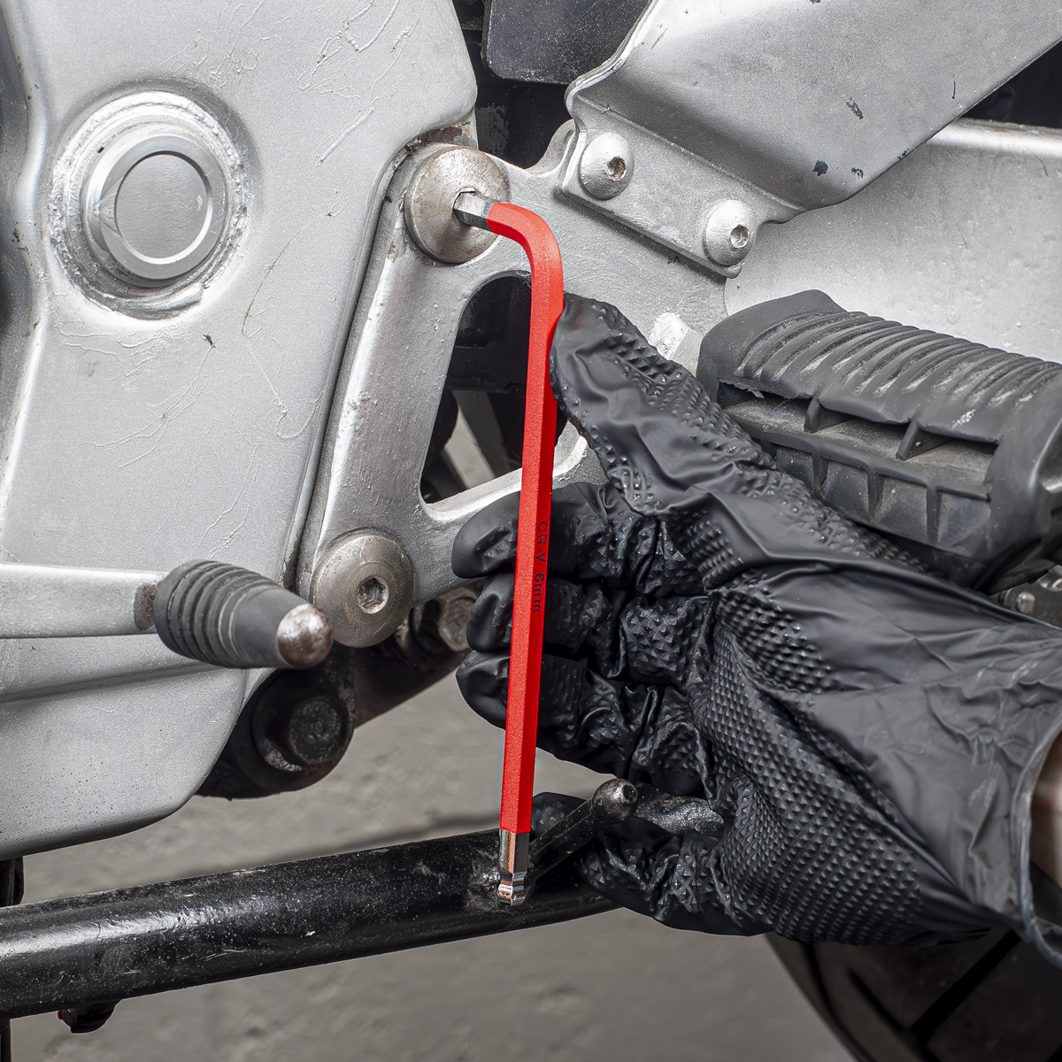 Jumbo Anti-Slip Ball-End Hex Key Set 13pc AK7187