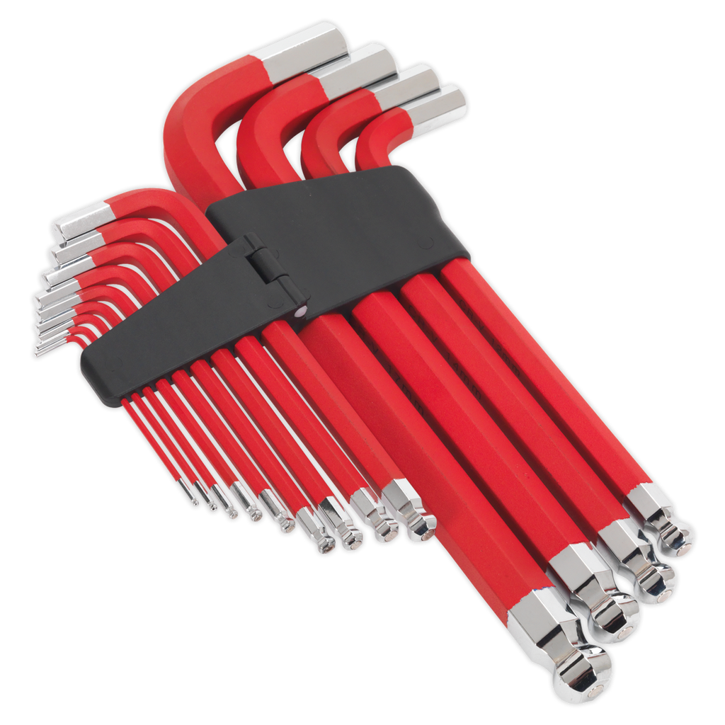 Jumbo Anti-Slip Ball-End Hex Key Set 13pc AK7187