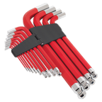 Jumbo Anti-Slip Ball-End Hex Key Set 13pc AK7187