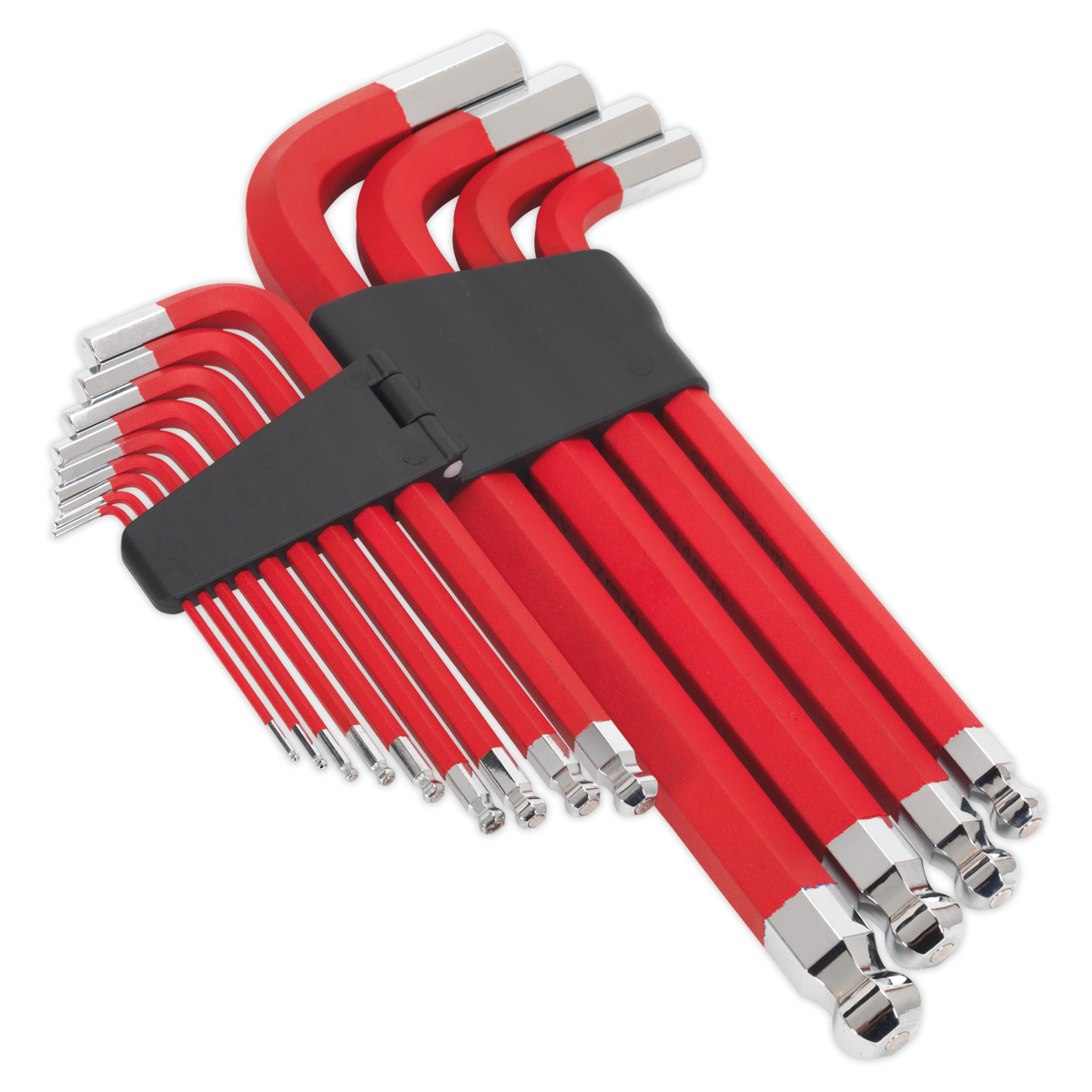 Jumbo Anti-Slip Ball-End Hex Key Set 13pc AK7187
