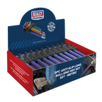 Long Colour-Coded Ball-End Hex Key Set 9pc - Display Box of 10 AK7190DB