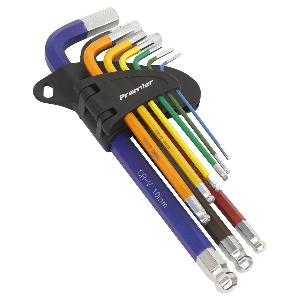 Long Ball-End Hex Key Set 9pc AK7190