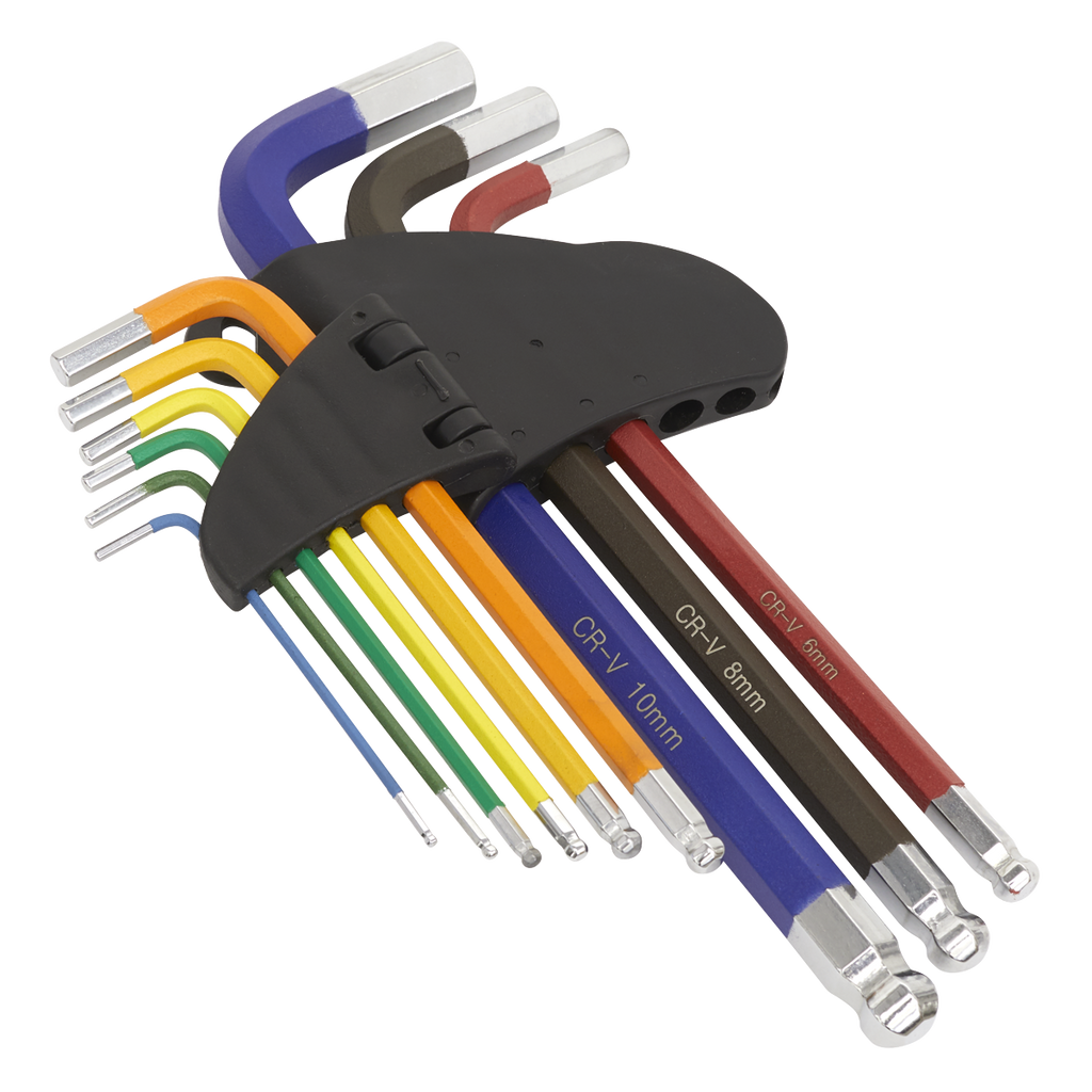 Long Ball-End Hex Key Set 9pc AK7190