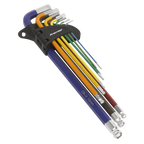Extra-Long Ball-End Hex Key Set 9pc AK7191