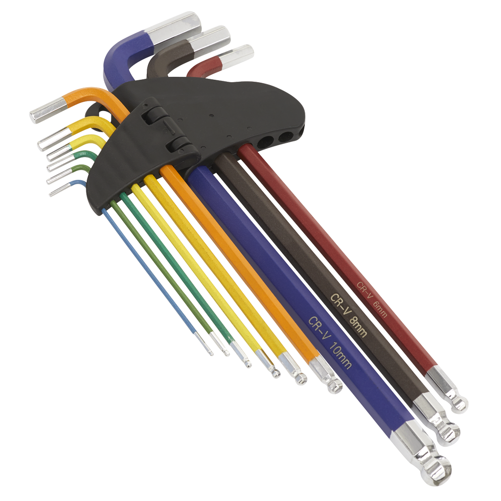 Extra-Long Ball-End Hex Key Set 9pc AK7191