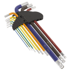 Extra-Long Ball-End Hex Key Set 9pc AK7191