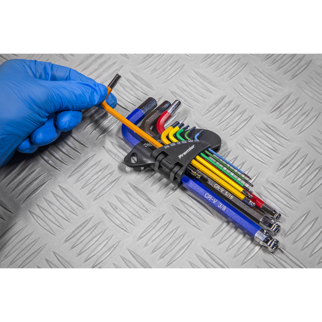 Imperial Long Ball-End Hex Key Set 9pc AK7197
