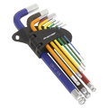 Imperial Long Ball-End Hex Key Set 9pc AK7197