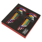 Anti-Slip Long TRX-Star* & Ball-End Hex Key Set 18pc AK7199
