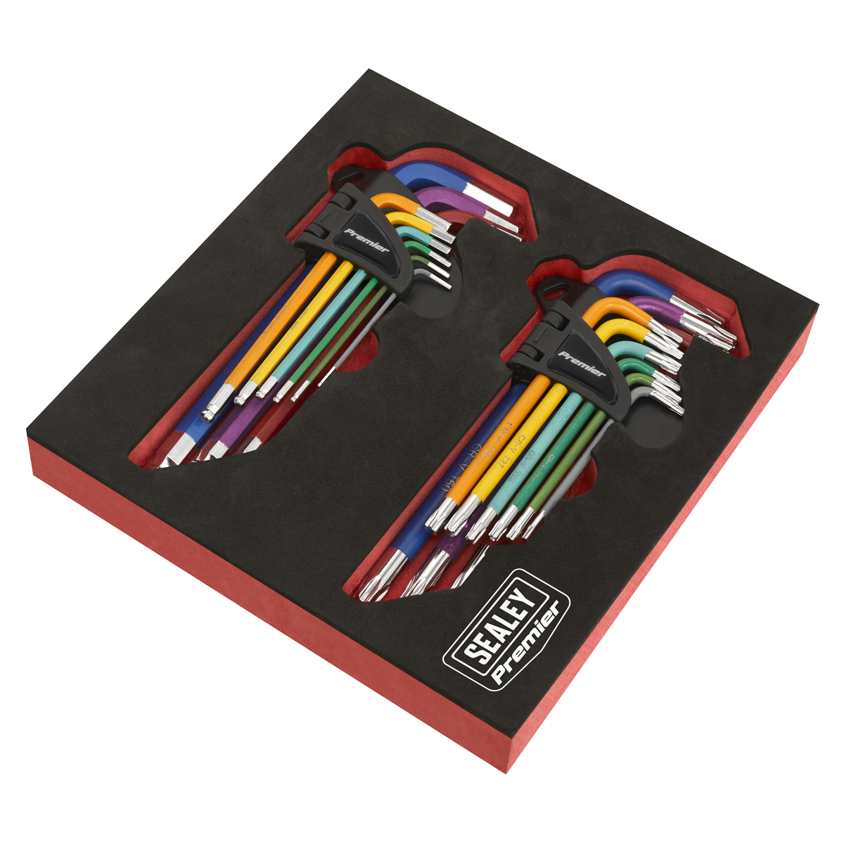 Anti-Slip Long TRX-Star* & Ball-End Hex Key Set 18pc AK7199