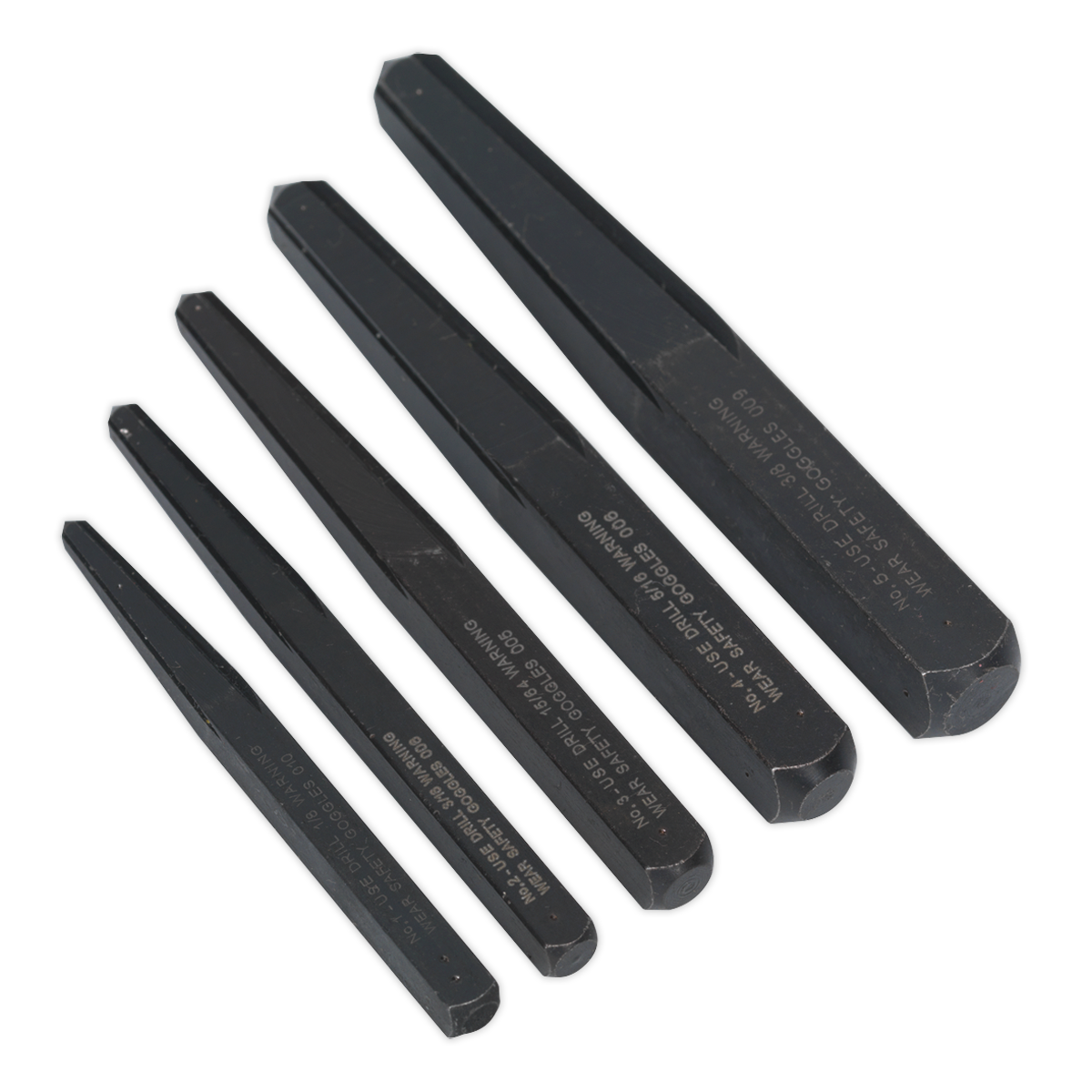 Square Type Screw Extractor Set 5pc AK719