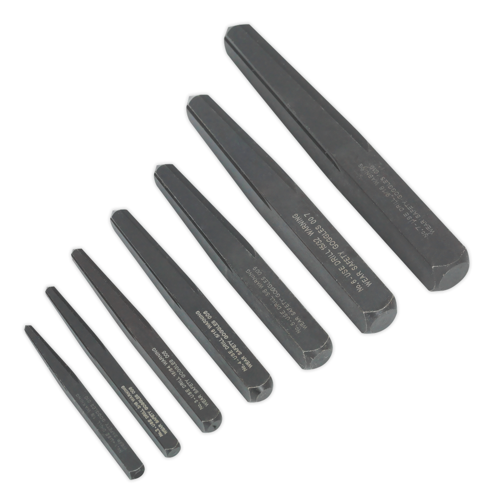 Square Type Screw Extractor Set 7pc AK720
