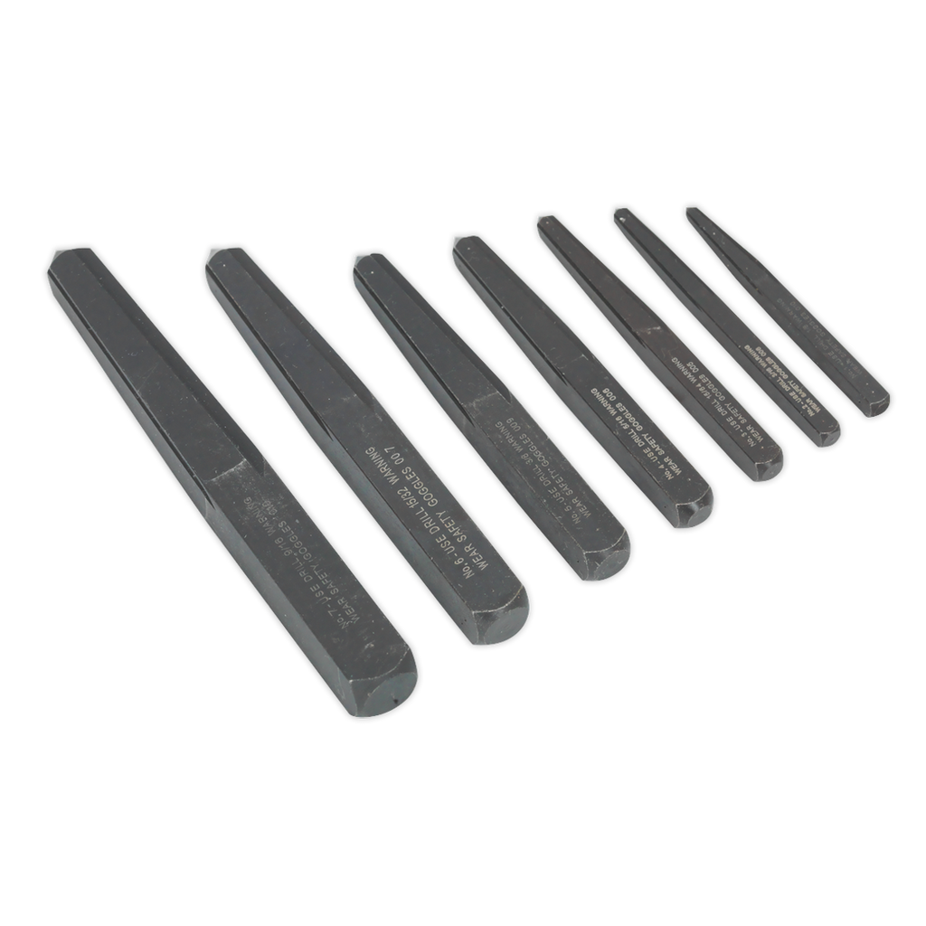 Square Type Screw Extractor Set 7pc AK720