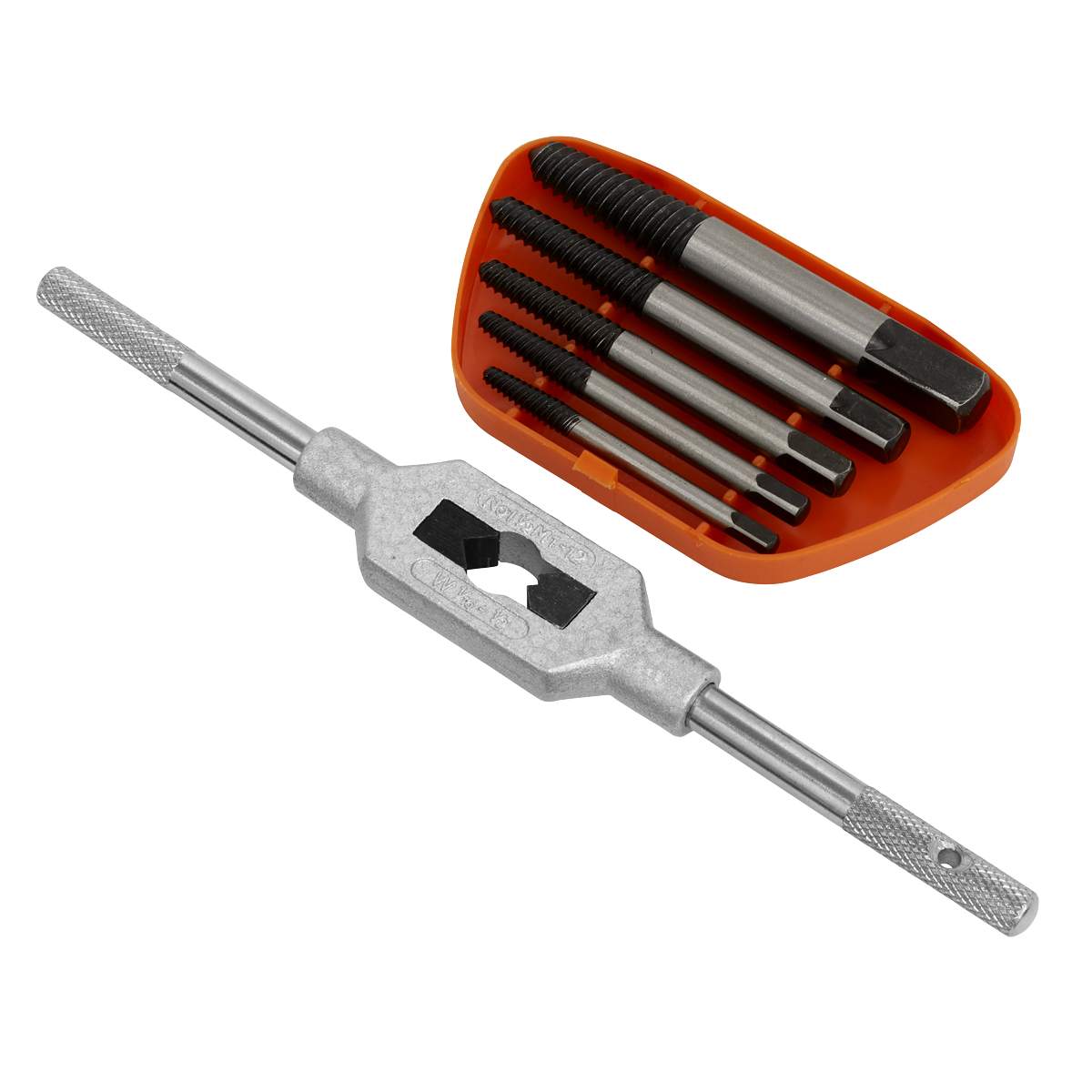 Helix Type Screw Extractor Set with Wrench 6pc AK721