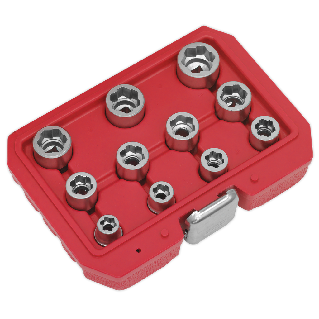 Bolt Extractor Socket Set 3/8"Sq Drive 11pc AK7281