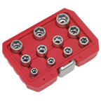 Bolt Extractor Socket Set 3/8"Sq Drive 11pc AK7281