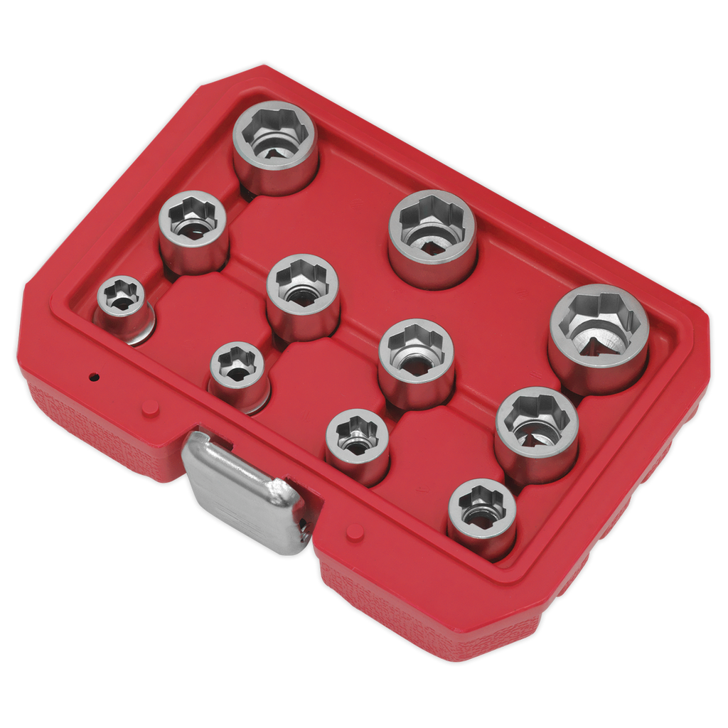 Bolt Extractor Socket Set 3/8"Sq Drive 11pc AK7281
