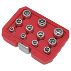Bolt Extractor Socket Set 3/8"Sq Drive 11pc AK7281