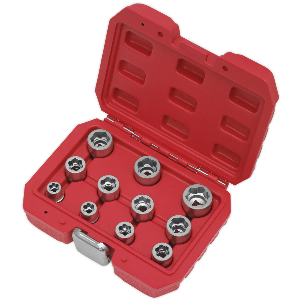 Bolt Extractor Socket Set 3/8"Sq Drive 11pc AK7281