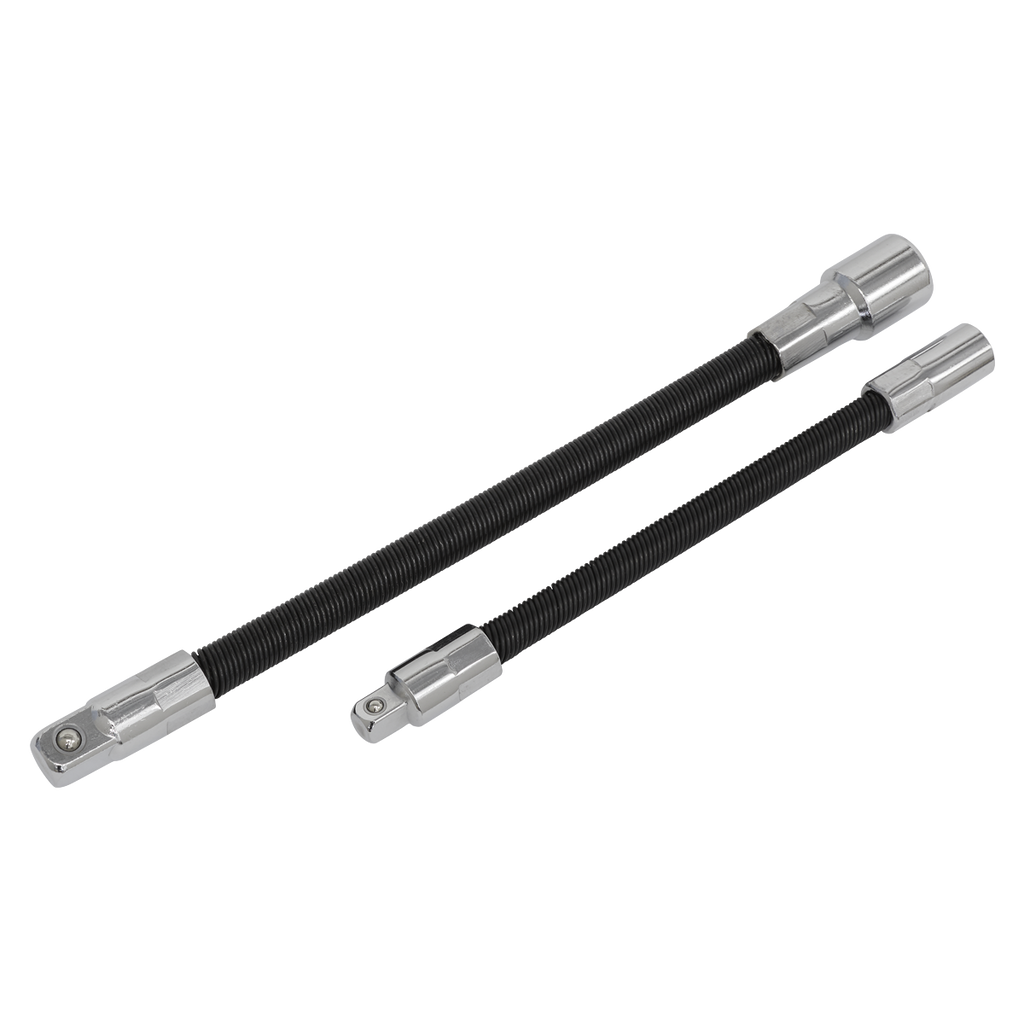 Flexible Extension Adaptor Set 1/4"Sq x 150mm & 3/8"Sq x 200mm 2pc AK7341