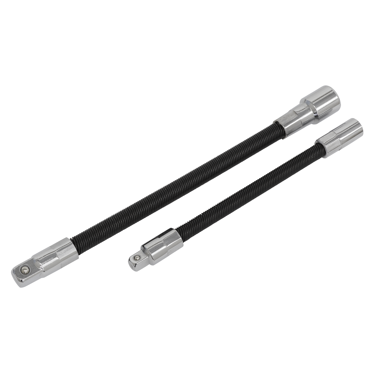 Flexible Extension Adaptor Set 1/4"Sq x 150mm & 3/8"Sq x 200mm 2pc AK7341
